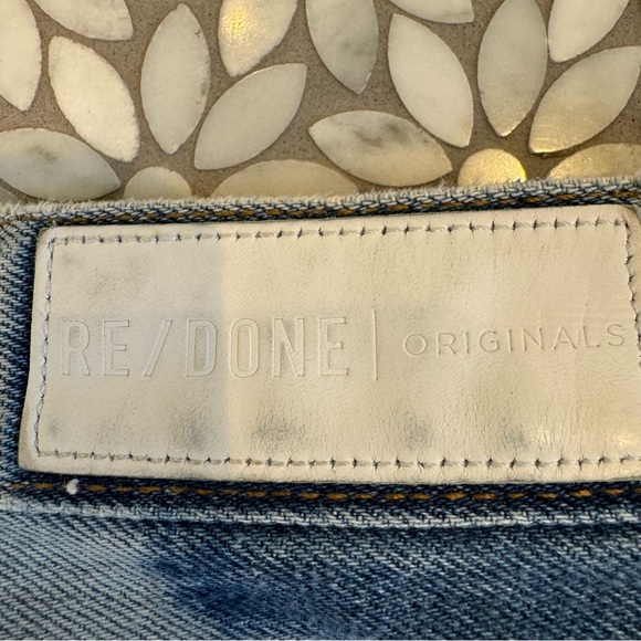 Women's Re/Done Originals Grunge Jeans in Dirty Destroy Wash, Size 26 - Picture 4 of 14